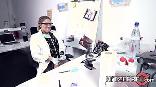 Office Temptation: Dr. Mia Blow's Steamy Solo Session with Toys