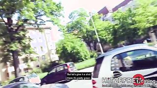 Unexpected Encounter: Blonde German MILF Sophie Logan Spotted on the Street!