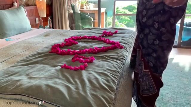 Romantic Getaway: Newlywed Bride's Intimate Adventure in Paradise