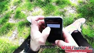 Priscilla's Wild Adventure with the MILF Hunter in Public!