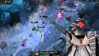 Join Gamer Girl Luna for an Intimate League of Legends Session in Bed! #20