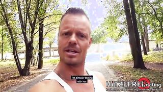 Unexpected Encounter: POV Adventure with Jana Schwarz in a Park Setting