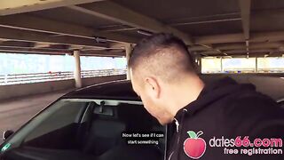 Steamy Outdoor Encounter! Stunning Blonde Cam Angel Gets Wild on Park Deck! (ENGLISH)