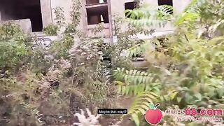 Adventurous Encounter: Cute Teen Explores an Abandoned Location! (ENGLISH)
