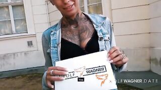 Vicky Hundt: Seductive Petite MILF in an Outdoor Encounter with Wolf Wagner!