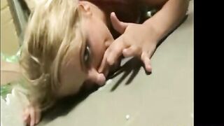 Curious Encounter: Young Starlet's Wild Adventure with Three Friends in an Unexpected Place!
