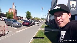 German Milf Julia Exclusiv Enjoys an Intimate Moment in Public!