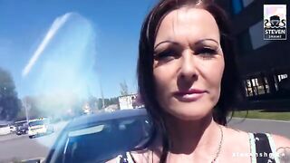 German Milf Julia Exclusiv Enjoys an Intimate Moment in Public!