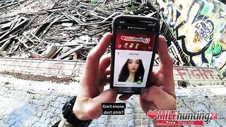 Julia's Intense Outdoor Encounter with the Milf Hunter!