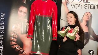 Stunning Military-Inspired Latex Dress Haul Featuring Amalie von Stein!