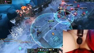 Unleashing Pleasure: Gamer Girl Luna's Vibrator Adventure in League of Legends #9!