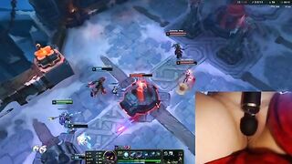 Unleashing Pleasure: Gamer Girl Luna's Vibrator Adventure in League of Legends #9!