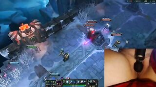 Unleashing Pleasure: Gamer Girl Luna's Vibrator Adventure in League of Legends #9!