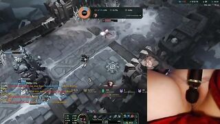 Unleashing Pleasure: Gamer Girl Luna's Vibrator Adventure in League of Legends #9!