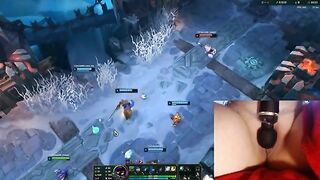 Unleashing Pleasure: Gamer Girl Luna's Vibrator Adventure in League of Legends #9!