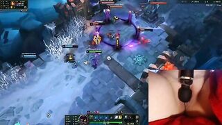 Unleashing Pleasure: Gamer Girl Luna's Vibrator Adventure in League of Legends #9!