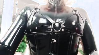 Tempting Latex Tease: A Natural Mistress in a Catsuit