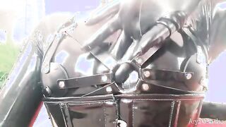 Tempting Latex Tease: A Natural Mistress in a Catsuit