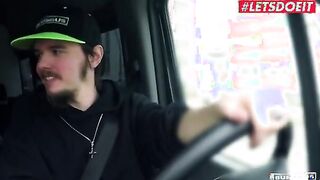 Kitty Core's Bold Adventure: German MILF's Steamy Backseat Encounter - LETSDOEIT