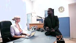 Lena Lay's Steamy Office Encounter with Her Boss - A POV Experience!