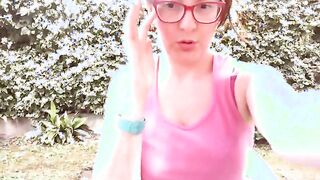 Watch What Happens When I Let Loose in the Garden - A Bold Public Moment with Nicoletta Embassi!