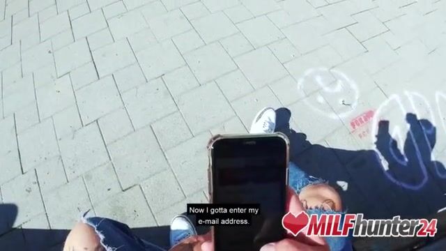 Steamy Outdoor Encounter with Harleen Van Hynten in a Park! MILFHUNTER24