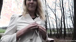 Unexpected Encounter: Public Adventure with Miley Weasel - POV Outdoor Fun!
