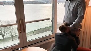 Office Break Adventure: A Steamy Encounter by the Window