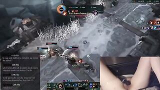 Gamer Girl NerdyLuna98 Gets Playful While Streaming League of Legends!