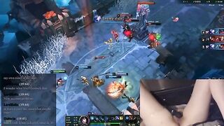 Gamer Girl NerdyLuna98 Gets Playful While Streaming League of Legends!