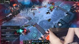 Gamer Girl NerdyLuna98 Gets Playful While Streaming League of Legends!