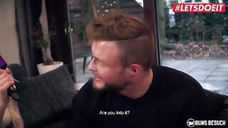 Curvy German MILF's Wild Encounter with a Mysterious Stranger - LETSDOEIT