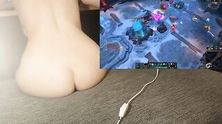 Gaming and Pleasure: Watch NerdyLuna98 Explore Vibrant Sensations!