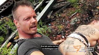 Mia Blow's Steamy Outdoor Adventure with Wolf Wagner Originals!