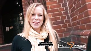 Foxy Blonde Claudia Swea's Wild Outdoor Adventure with Wolf Wagner!