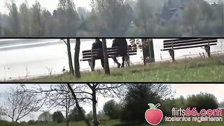 Adventurous Day at the Lake: Samantha Kiss Enjoys a Wild Encounter! (ENGLISH) Flirts66