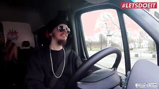 Step Sisters Silvia and Eveline Dellai Get Adventurous in the Backseat - LETSDOEIT