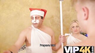 VIP4K: Mature Beauty Enjoys Festive Fun with Friends!