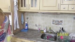 A Playful Housewife Delights Her Neighbor with an Intimate Surprise