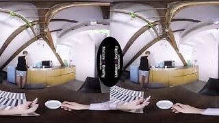 Curvy Mature Beauty Enjoys Intimate Moments in Virtual Reality Experience