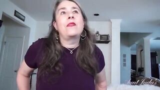 Join Your Busty Step-Auntie Grace for an Intimate POV Experience!