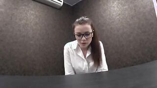 Stunning Secretary Satisfies Frustrated Client with an Unexpected Surprise at Reception - Featuring Luna Roulette