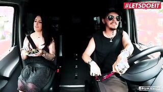 Queen Paris Takes a Wild Ride in the Sex Bus: Big Booty Adventure!