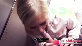 Unexpected Encounter: German Cutie Gets Wild in a Bar - POV Adventure with Sherly Nitro