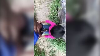 Adventurous Outdoor Encounter in the Park with a Daring Outfit - Tani Girl's Thrilling Experience!