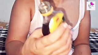 Watch This Stunning Girl Have a Blast All By Herself – You Won't Believe the Fun She's Having!