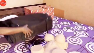 Boyfriend's Shocking Surprise: Tamil Milf Receives a Unique Gift!
