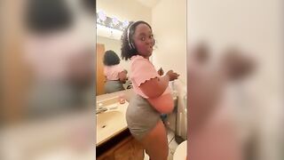Curvy Maid Shows Off Her Assets While Cleaning!