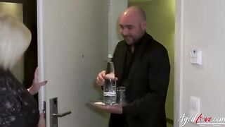 Lacey Starr's Alluring Encounter: Busty Blonde Tempts Handy Guy for Intense Fun!