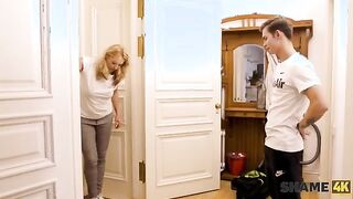 Steamy Shower Moments: Exploring Fantasies with a Mature Neighbor